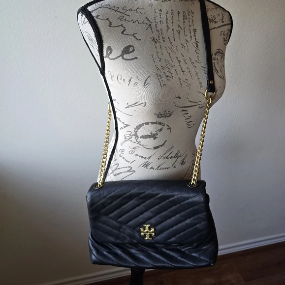 Tory Burch Kira Convertible Crossbody Bag Black - Picture 3 of 16